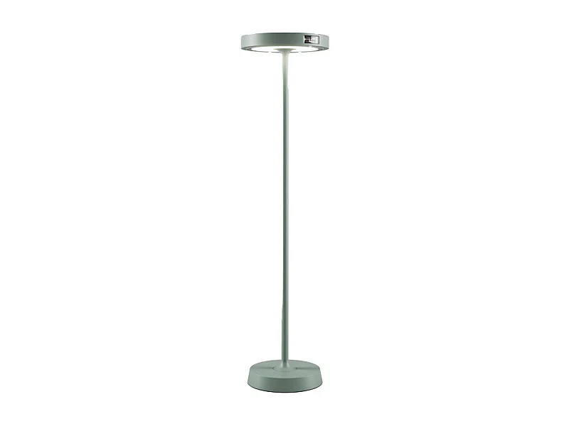 Barbell Solar RF - 65W oplaadbare LED-vloerlamp op zonne-energie - Buitenvloerlamp, 3 hoogtes 156-113-70 cm, Sage