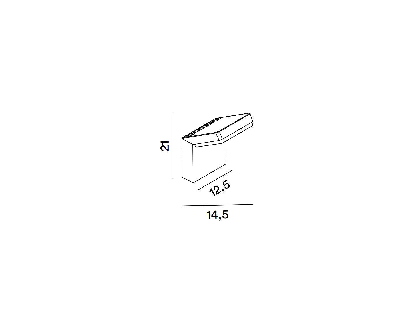 Piega - 20W LED Wall Light CCT 3000K 4000K 6000K, 1600 lm, IP65, Anthracite - Perenz