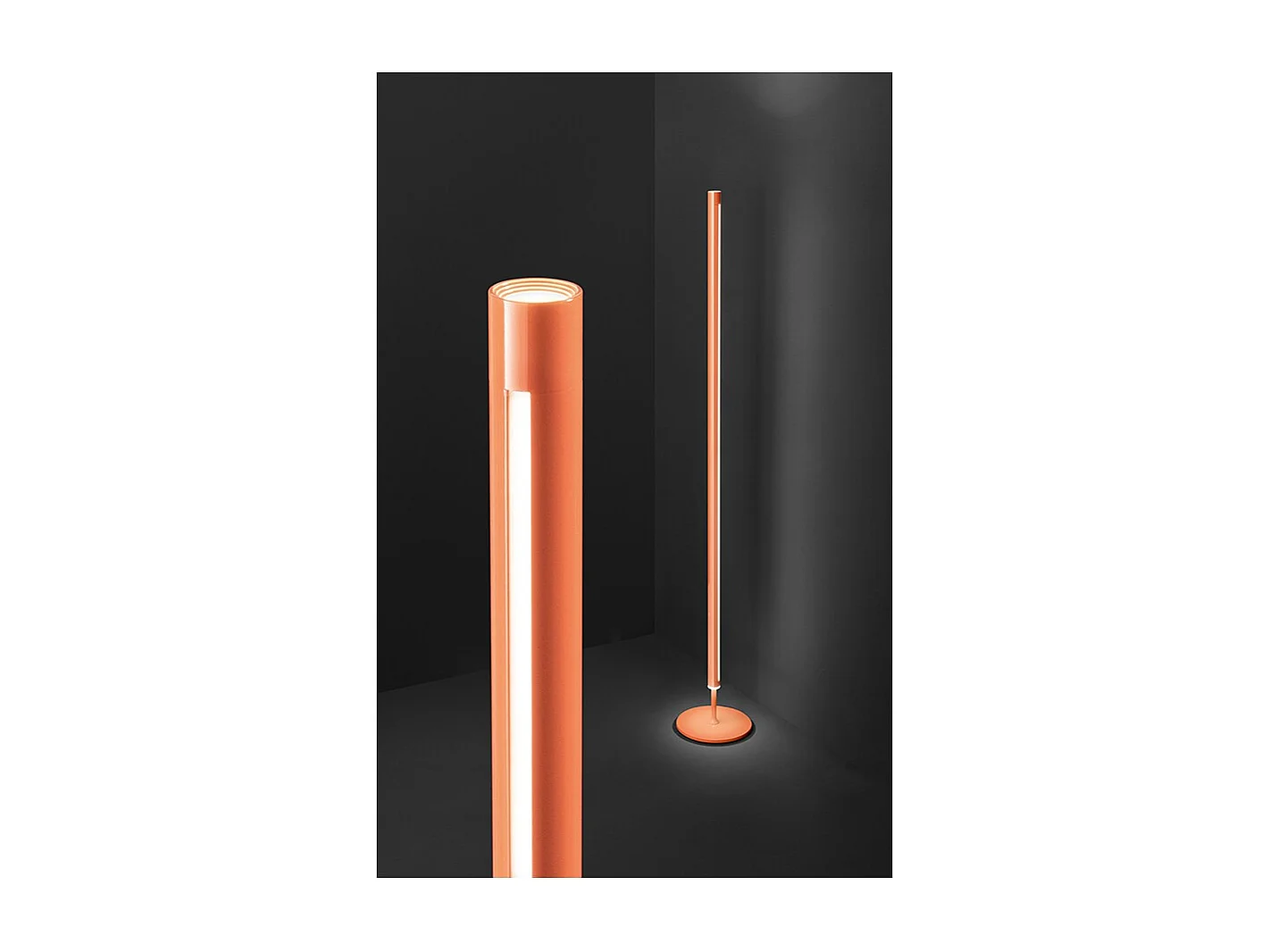 Ray - Lampa podłogowa LED 25W z możliwością ściemniania, 3000K, 2000lm, wys. 160 cm, przełącznik nożny - Perenz - biała