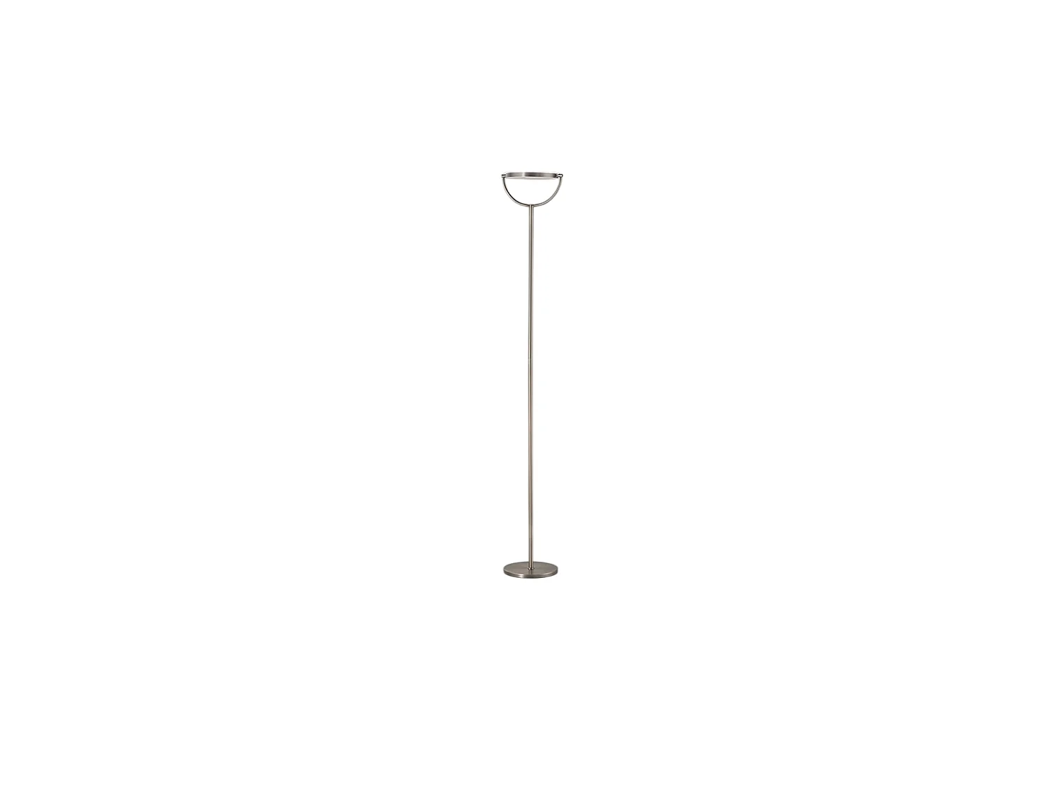 Plato - Lampadaire LED 30W à intensité variable, 3 000 K, 2 968 lm, H 190 cm, interrupteur à pédale - Perenz - Gris titane