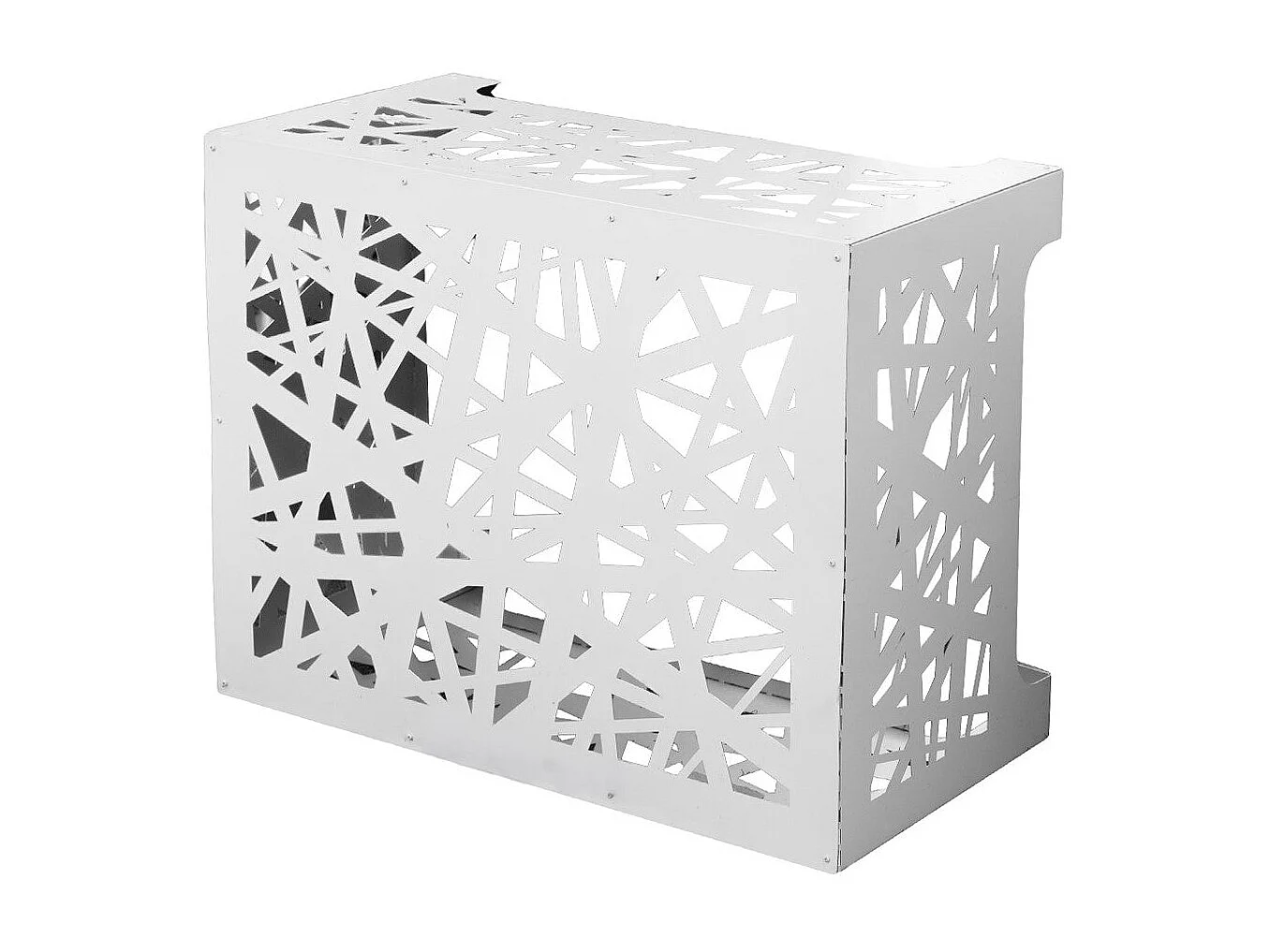 ARTIST M Witte aluminium airconditionerhoes L86 x D44 x H68 cm