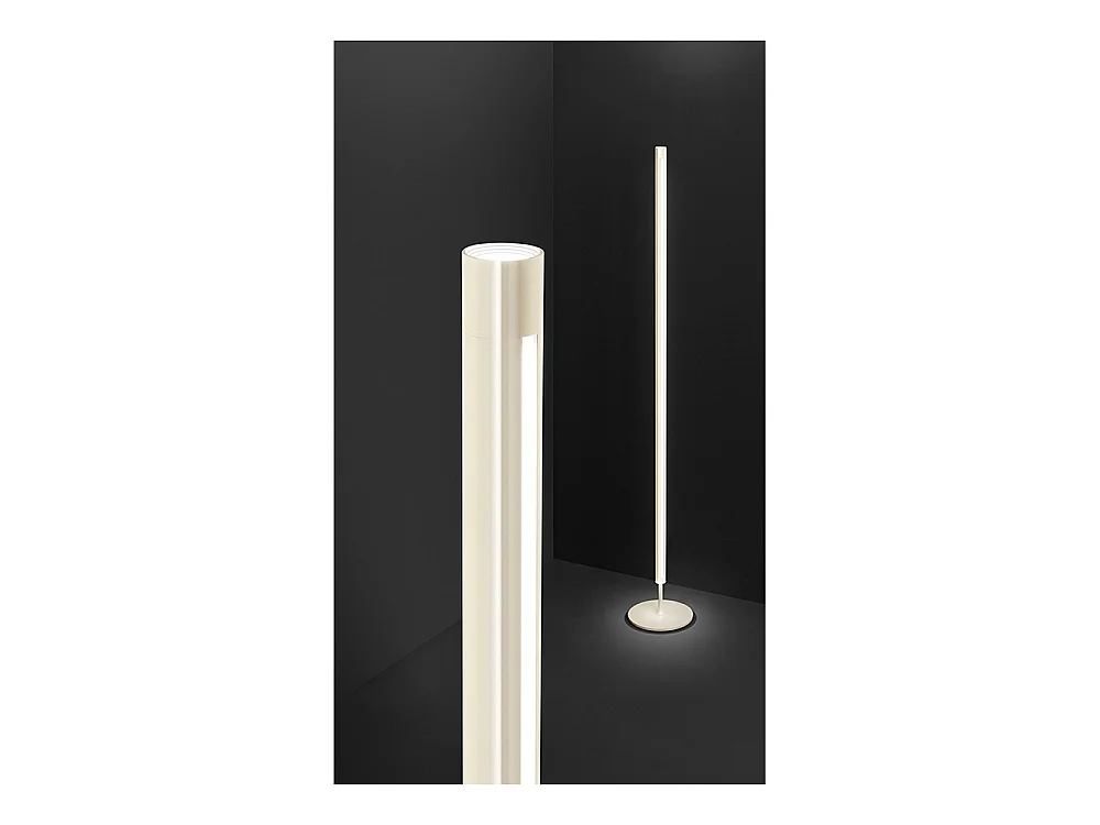 Ray - 25W dæmpbar LED-gulvlampe, 3000K, 2000lm, H160 cm, fodkontakt - Perenz - Orange