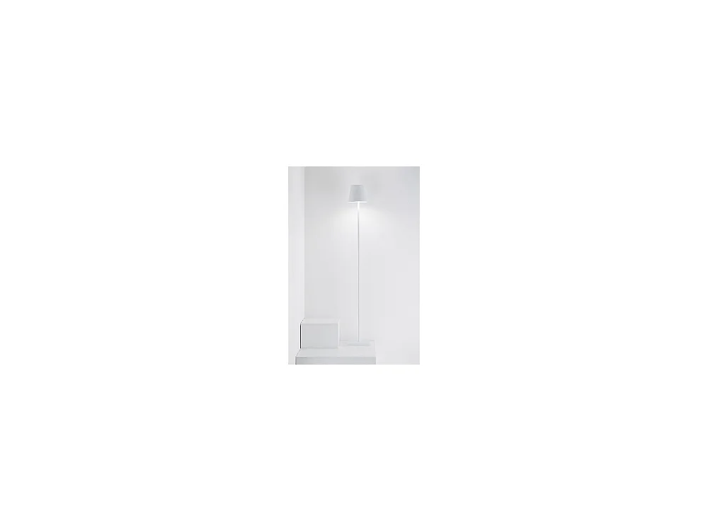 Saffron Poldina Pro L Corten LED-lampe genopladelig og dæmpbar med batteri op til 12 timer - 2200-2700-3000K 3 højder 52-87-122cm