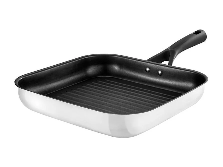 Asador Expert Pyrex acero inoxidable 10x30x49 cm