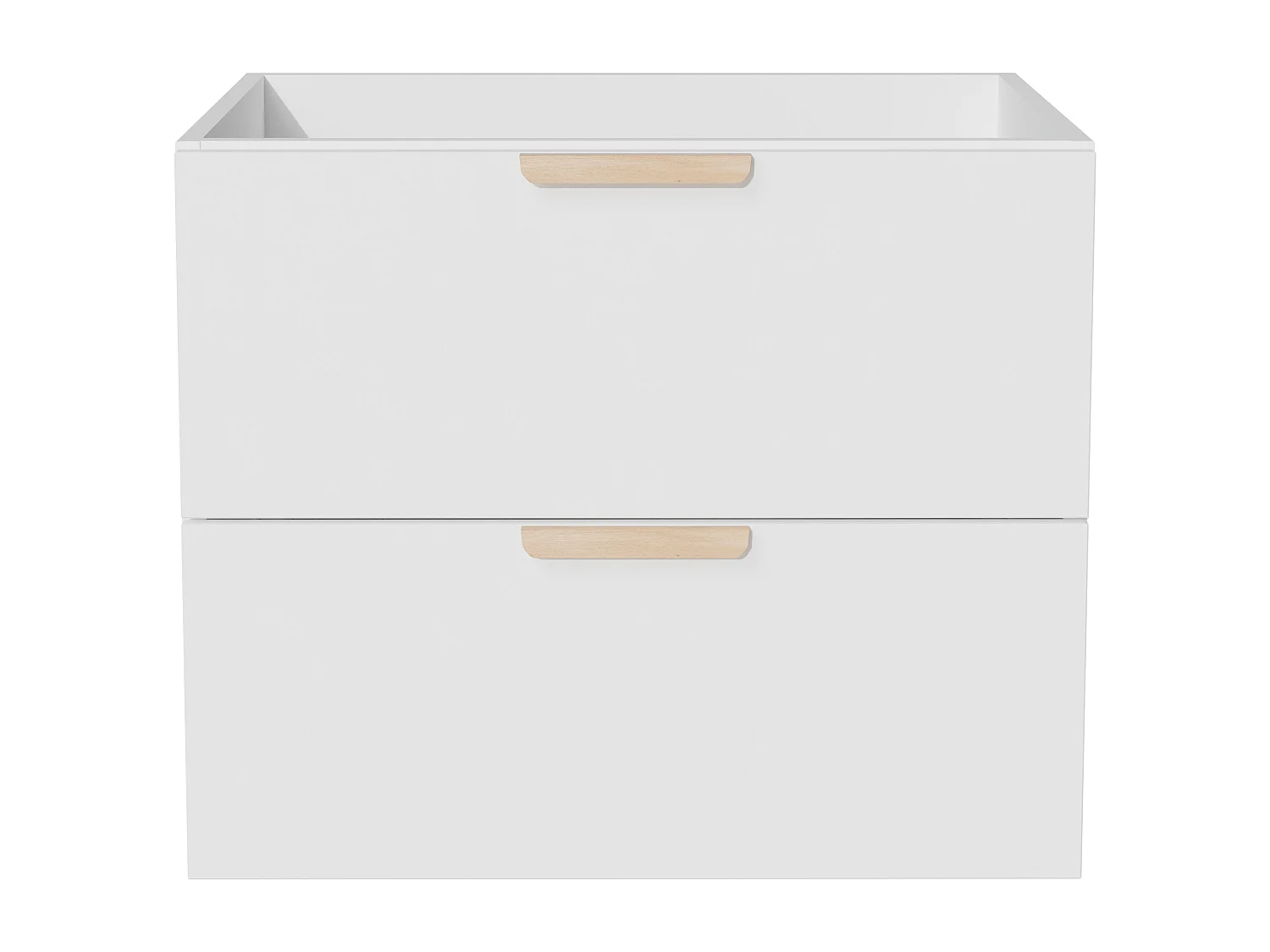 Meuble sous vasque suspendu – Blanc – L60 cm – AVORELI