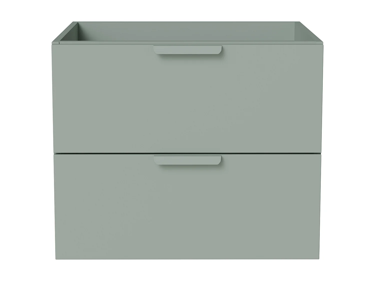 Meuble sous vasque suspendu – Vert sauge – L60 cm – AVORELI