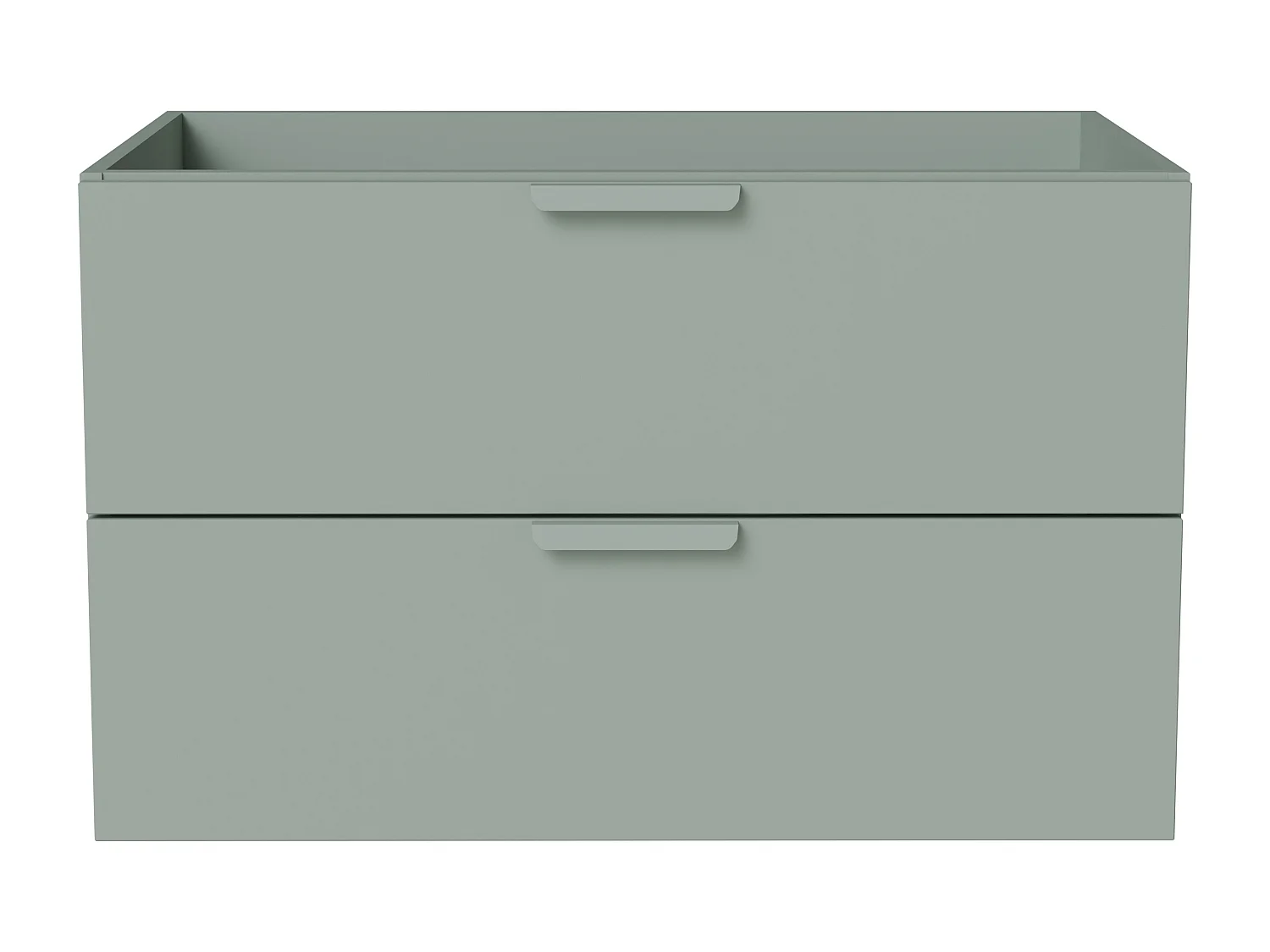 Meuble sous vasque suspendu – Vert sauge – L80 cm – AVORELI