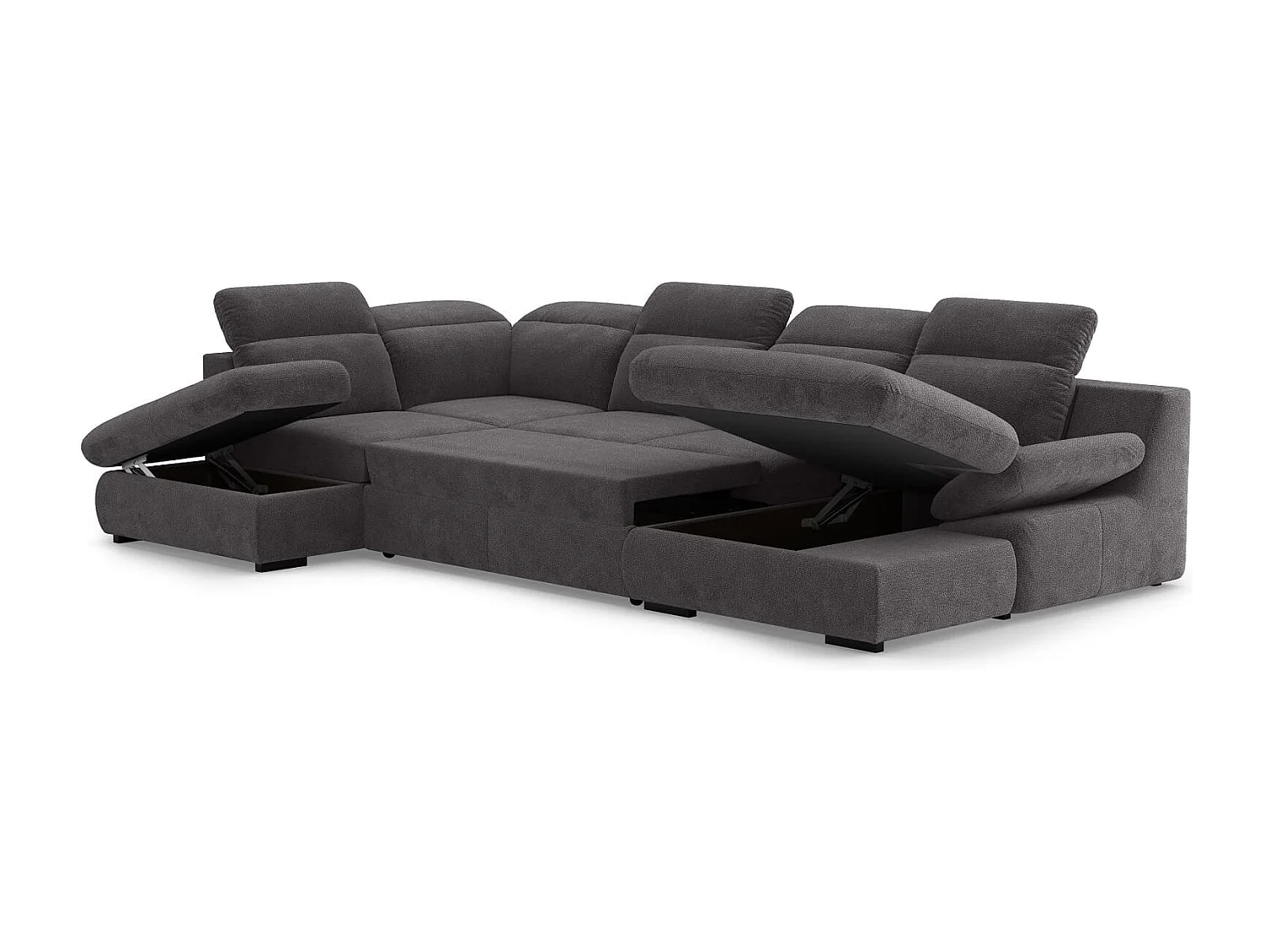 MYHOMELANDO Lorena woonlandschap – U-vorm met slaapfunctie en opbergruimte