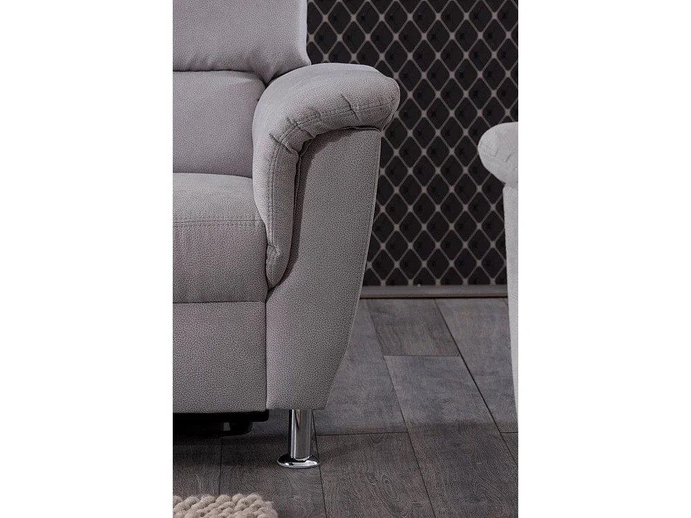 MYHOMELANDO Paris canapé d’angle – fonction couchage, fonction relax électrique, port USB