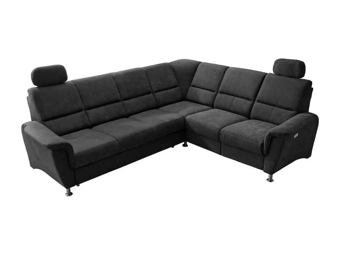 MYHOMELANDO Paris hoekbank – slaapfunctie, elektrische relaxfunctie, USB-aansluiting