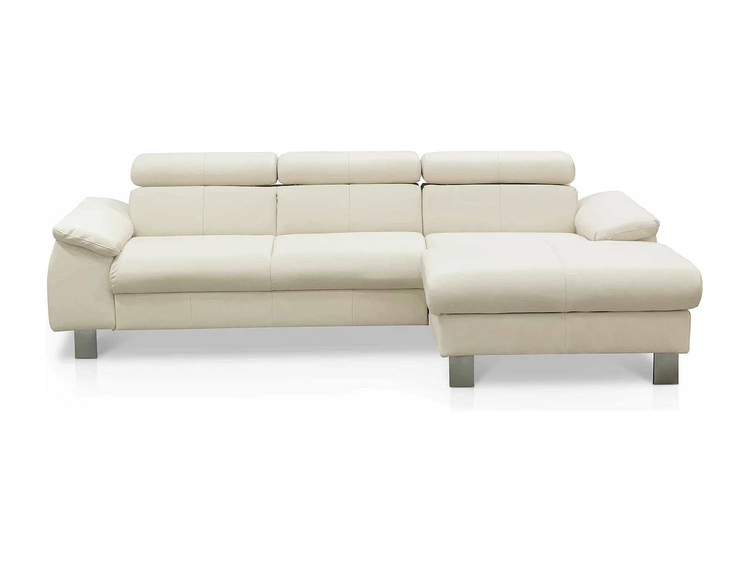 MYHOMELANDO Micky Ecksofa Echtleder – L‑Form mit Schlaffunktion und Bettkasten