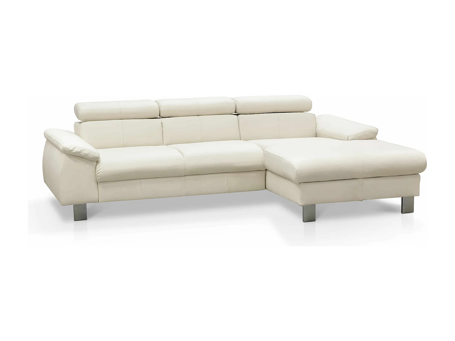 MYHOMELANDO Micky Ecksofa Echtleder – L‑Form mit Schlaffunktion und Bettkasten