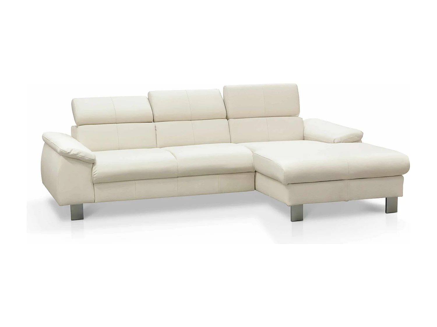 MYHOMELANDO Micky Ecksofa Echtleder – L‑Form mit Schlaffunktion und Bettkasten