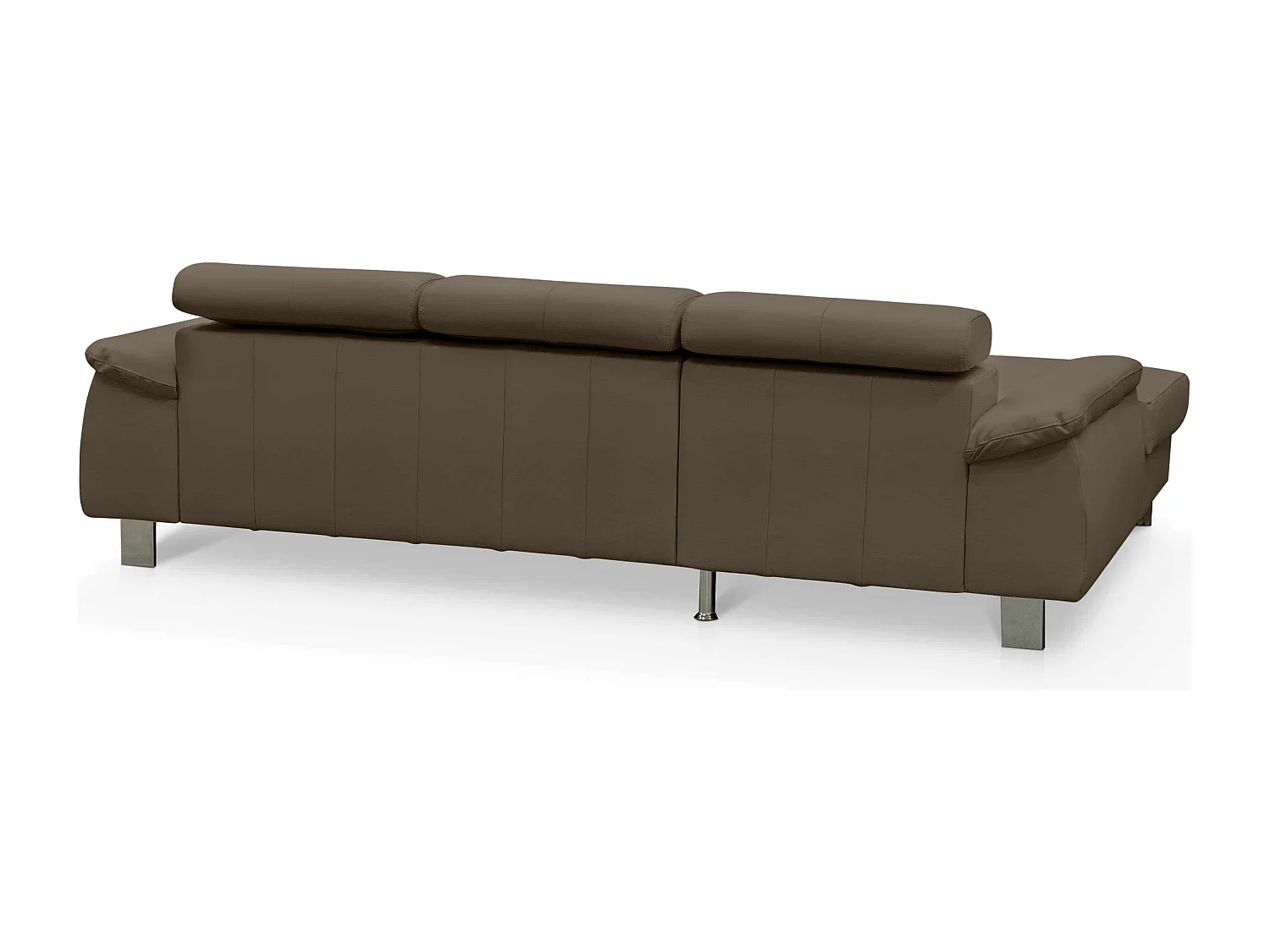 MYHOMELANDO Micky Ecksofa Echtleder – L‑Form mit Schlaffunktion und Bettkasten