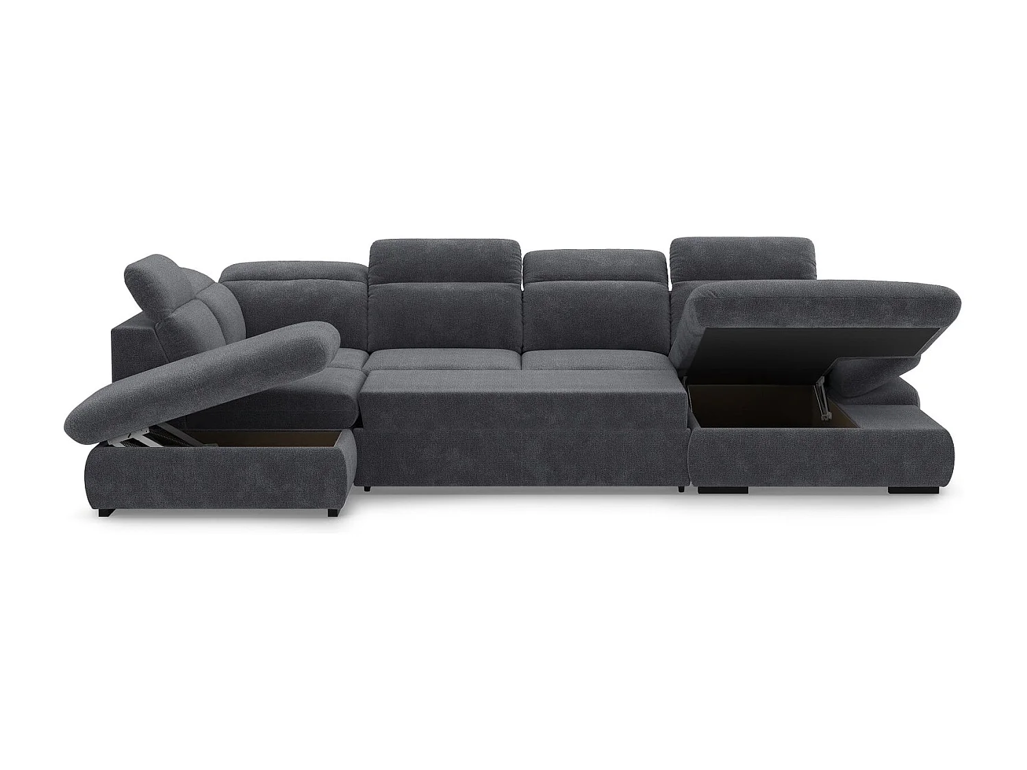 MYHOMELANDO Lorena woonlandschap – U-vorm met slaapfunctie en opbergruimte