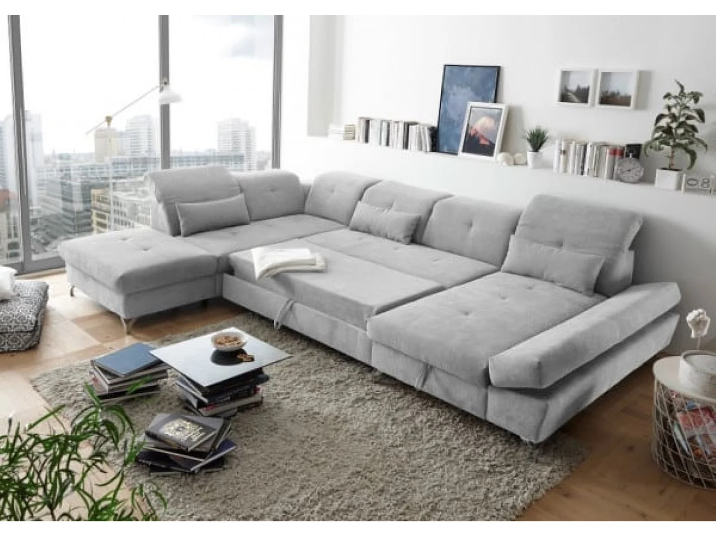 MYHOMELANDO Melfi woonlandschap – U-vorm met slaapfunctie en opbergruimte