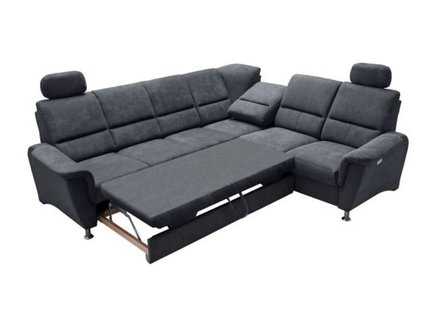 MYHOMELANDO Paris Ecksofa – Schlaffunktion, elektrische Relaxfunktion, USB-Anschluss