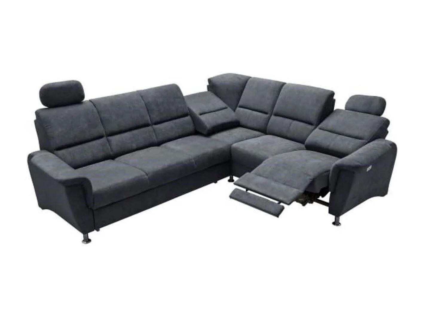 MYHOMELANDO Paris Ecksofa – Schlaffunktion, elektrische Relaxfunktion, USB-Anschluss