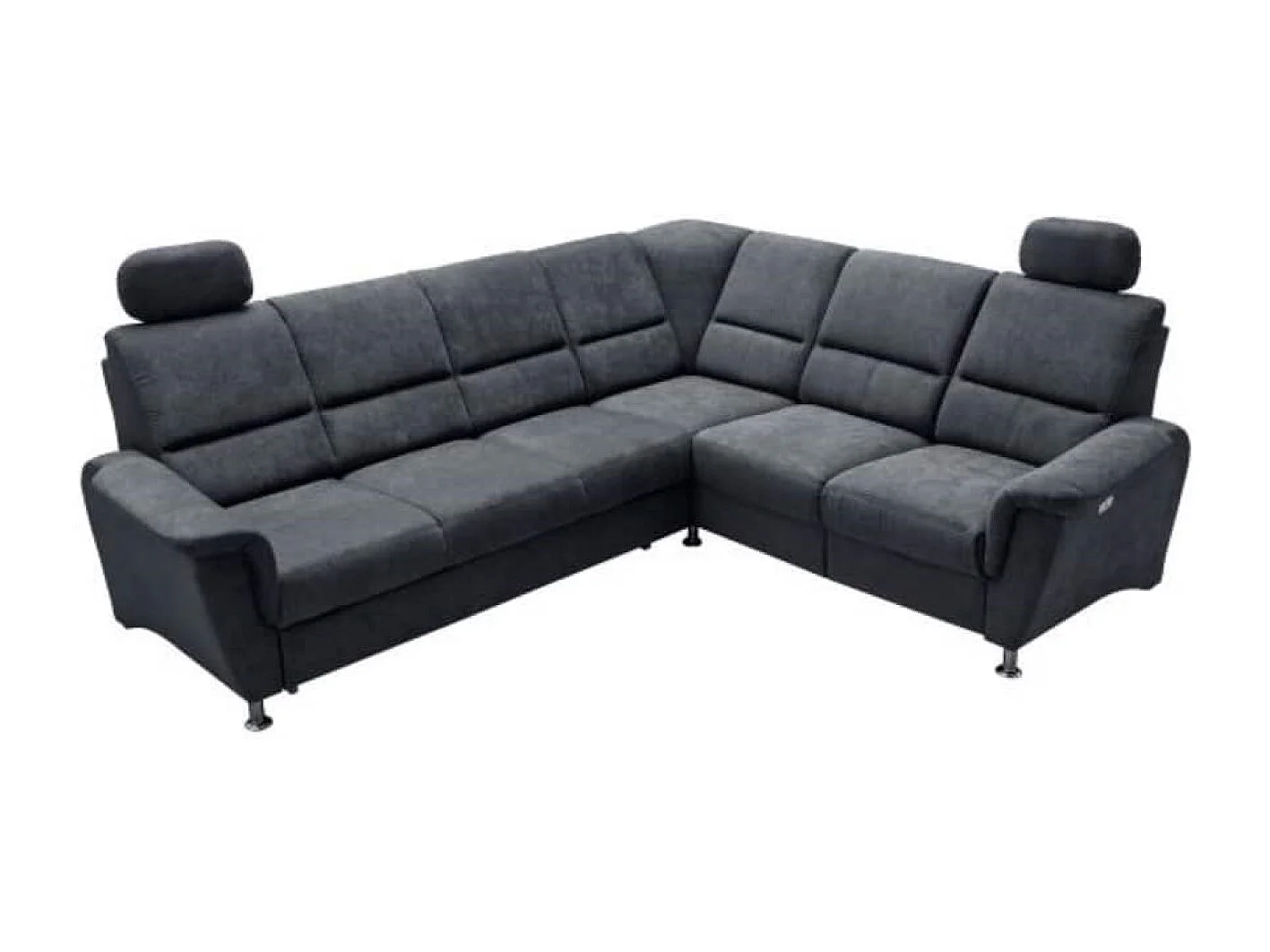 MYHOMELANDO Paris Ecksofa – Schlaffunktion, elektrische Relaxfunktion, USB-Anschluss