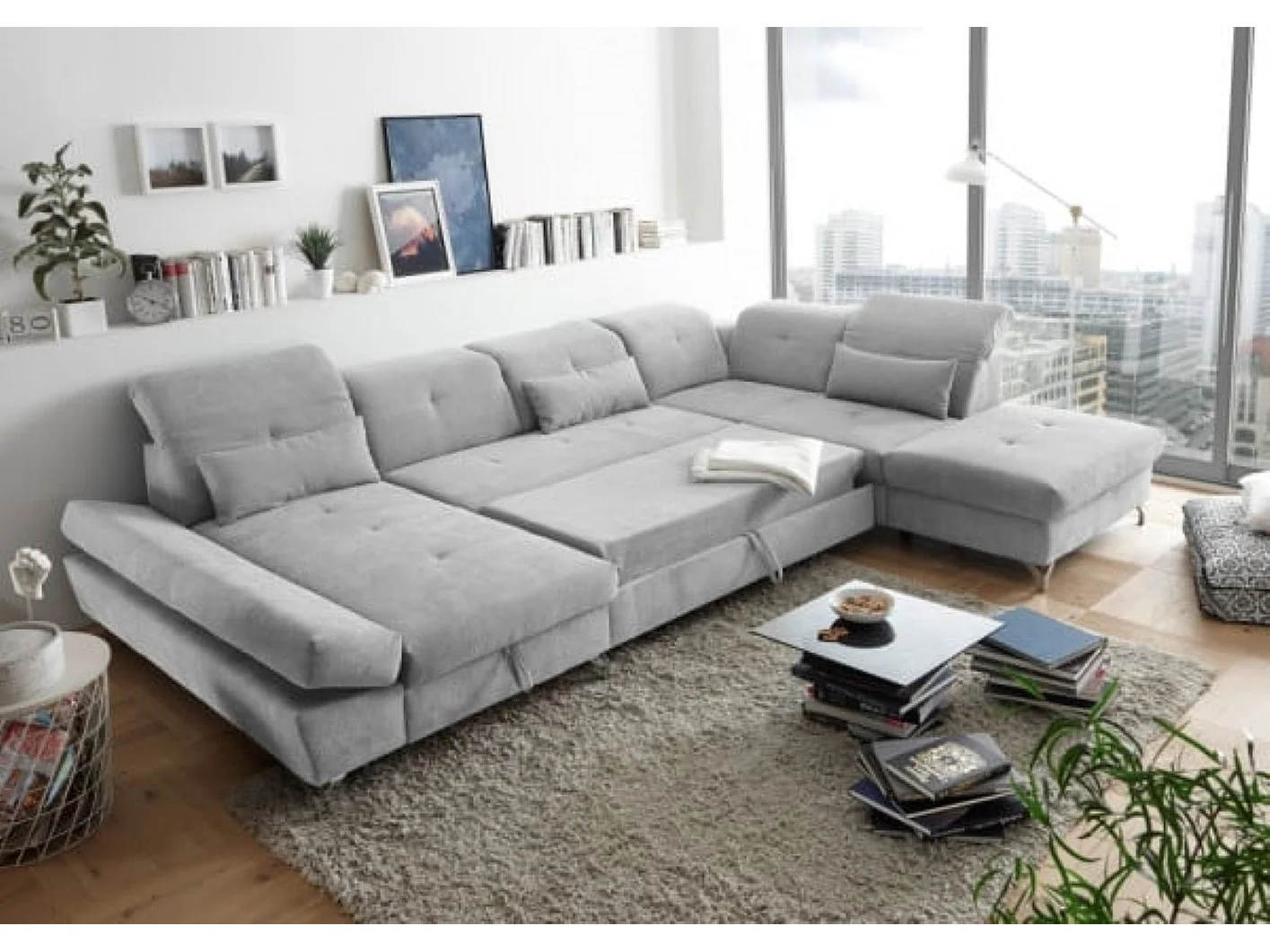 MYHOMELANDO Melfi woonlandschap – U-vorm met slaapfunctie en opbergruimte