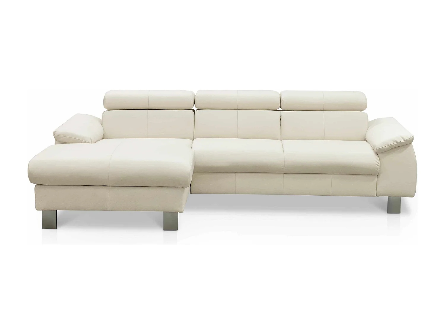 MYHOMELANDO Micky Ecksofa Echtleder – L‑Form mit Schlaffunktion und Bettkasten