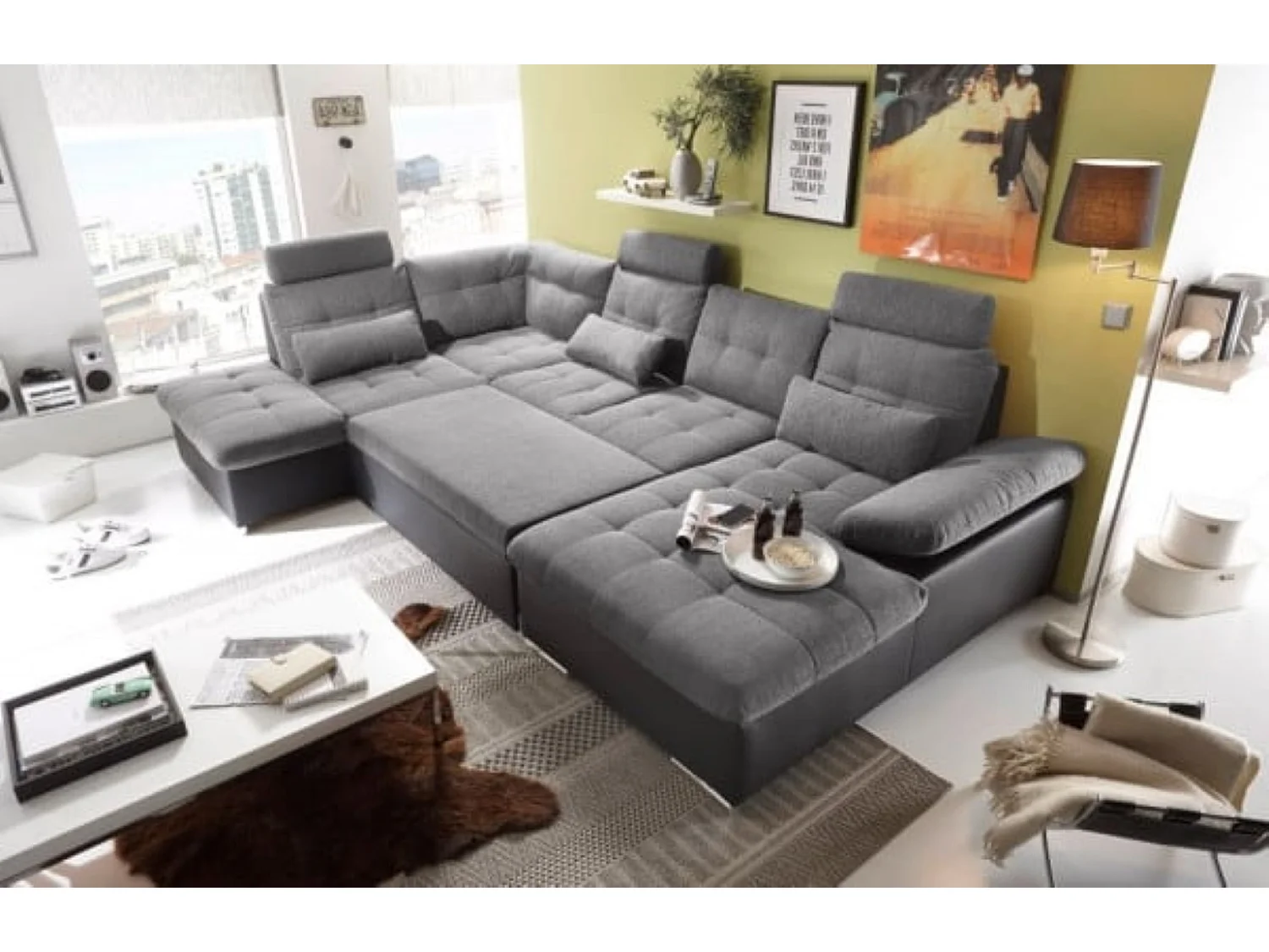 MYHOMELANDO Jakarta woonlandschap – U-vorm met slaapfunctie en opbergruimte