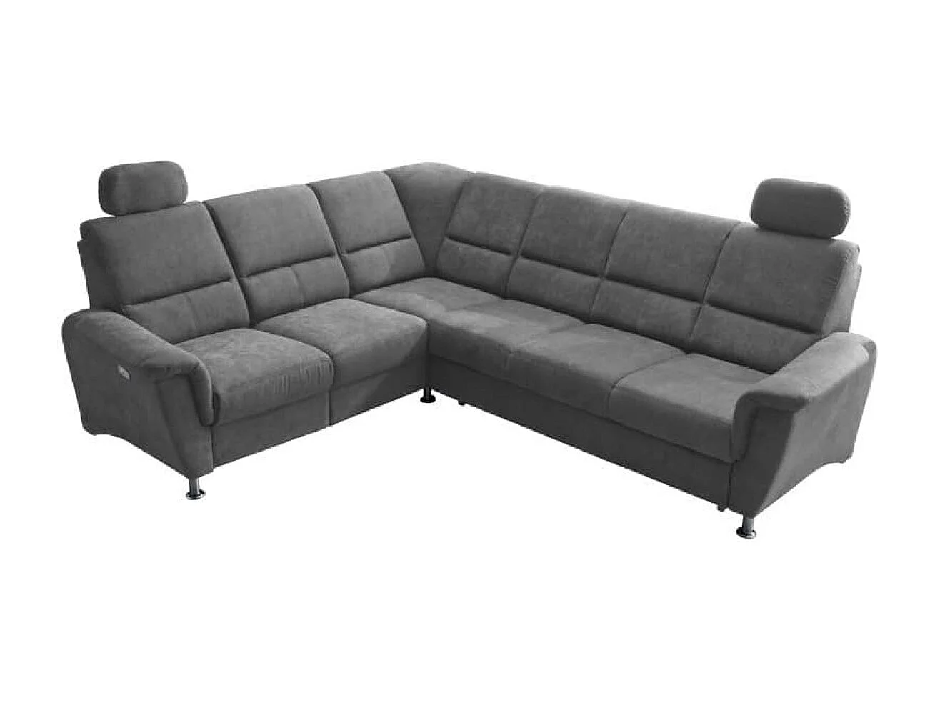 MYHOMELANDO Paris hoekbank – slaapfunctie, elektrische relaxfunctie, USB-aansluiting