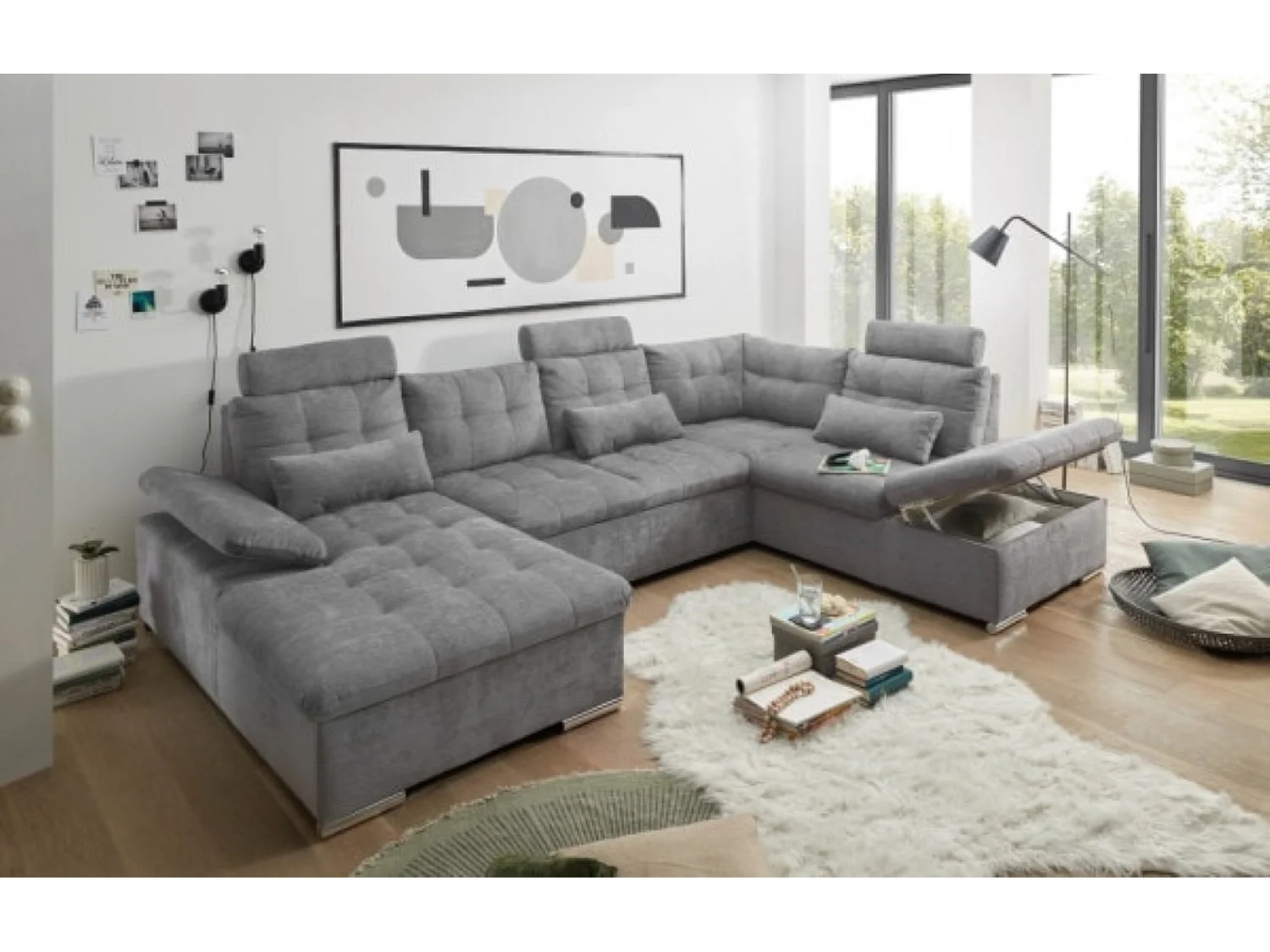 MYHOMELANDO Brest woonlandschap – U-vorm met slaapfunctie en opbergruimte