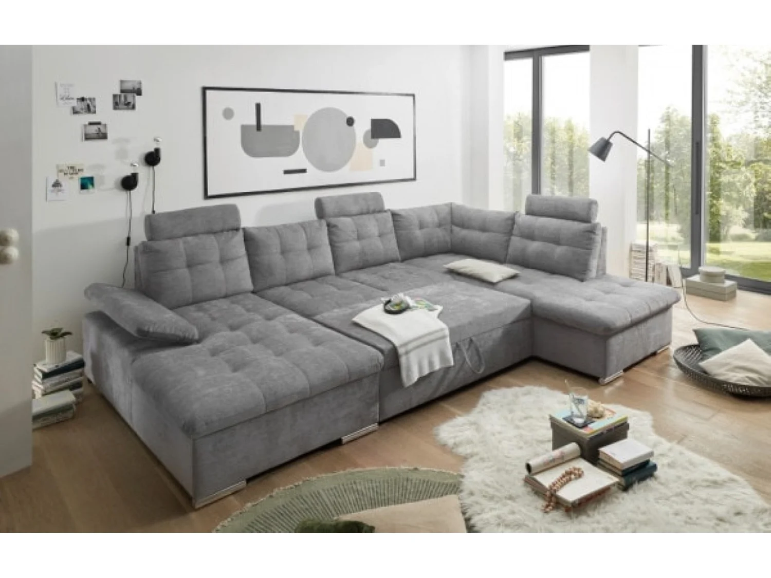 MYHOMELANDO Brest woonlandschap – U-vorm met slaapfunctie en opbergruimte