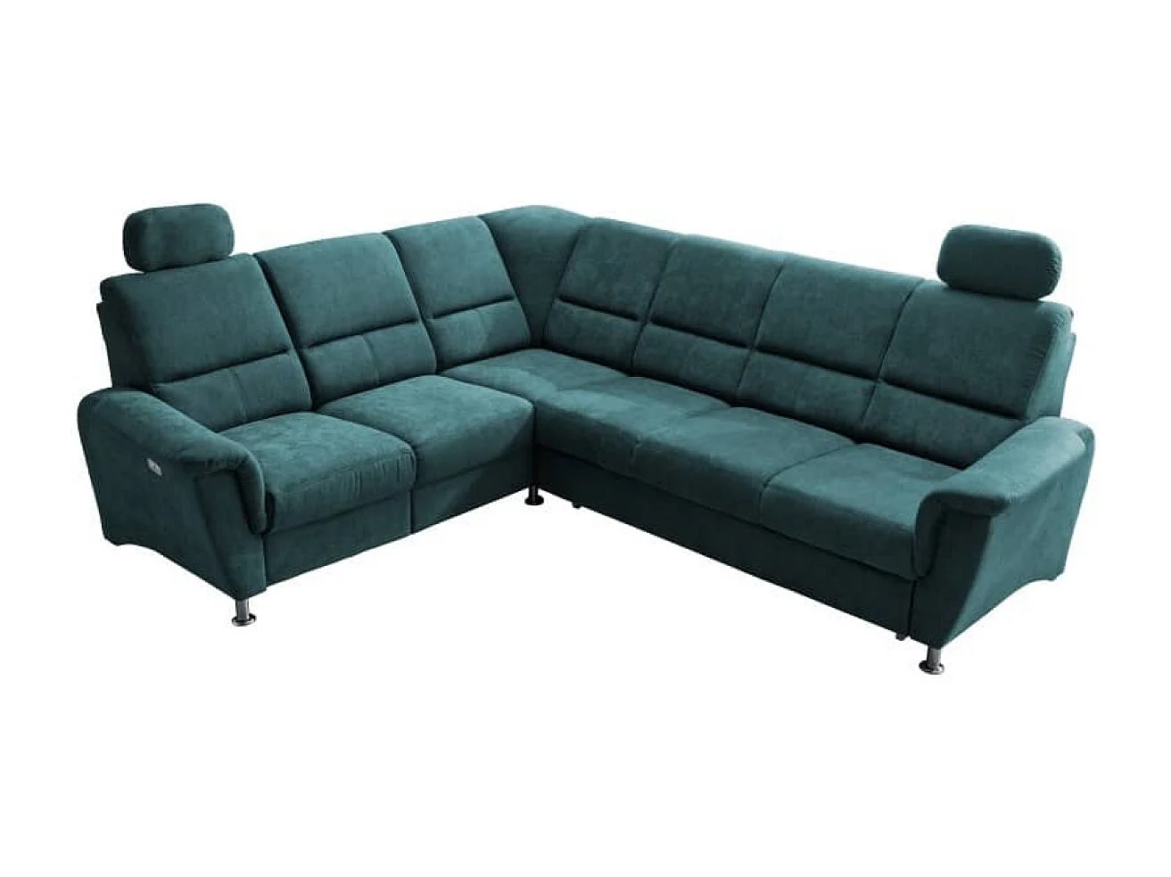 MYHOMELANDO Paris Ecksofa – Schlaffunktion, elektrische Relaxfunktion, USB-Anschluss