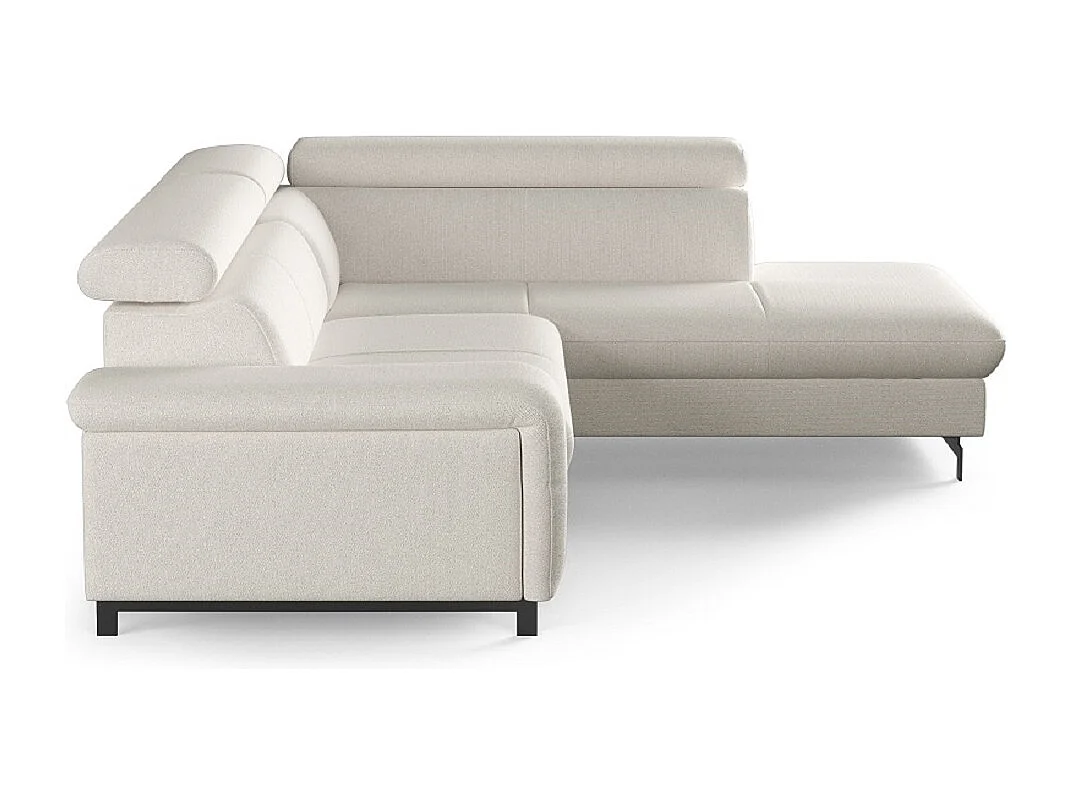 MYHOMELANDO Emma hoekbank – L-vorm met slaapfunctie en opbergruimte, verstelbare hoofdsteunen