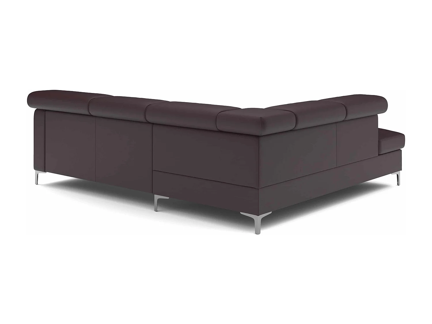 MYHOMELANDO Sammy echt leren hoekbank – L-vorm met slaapfunctie en opbergruimte