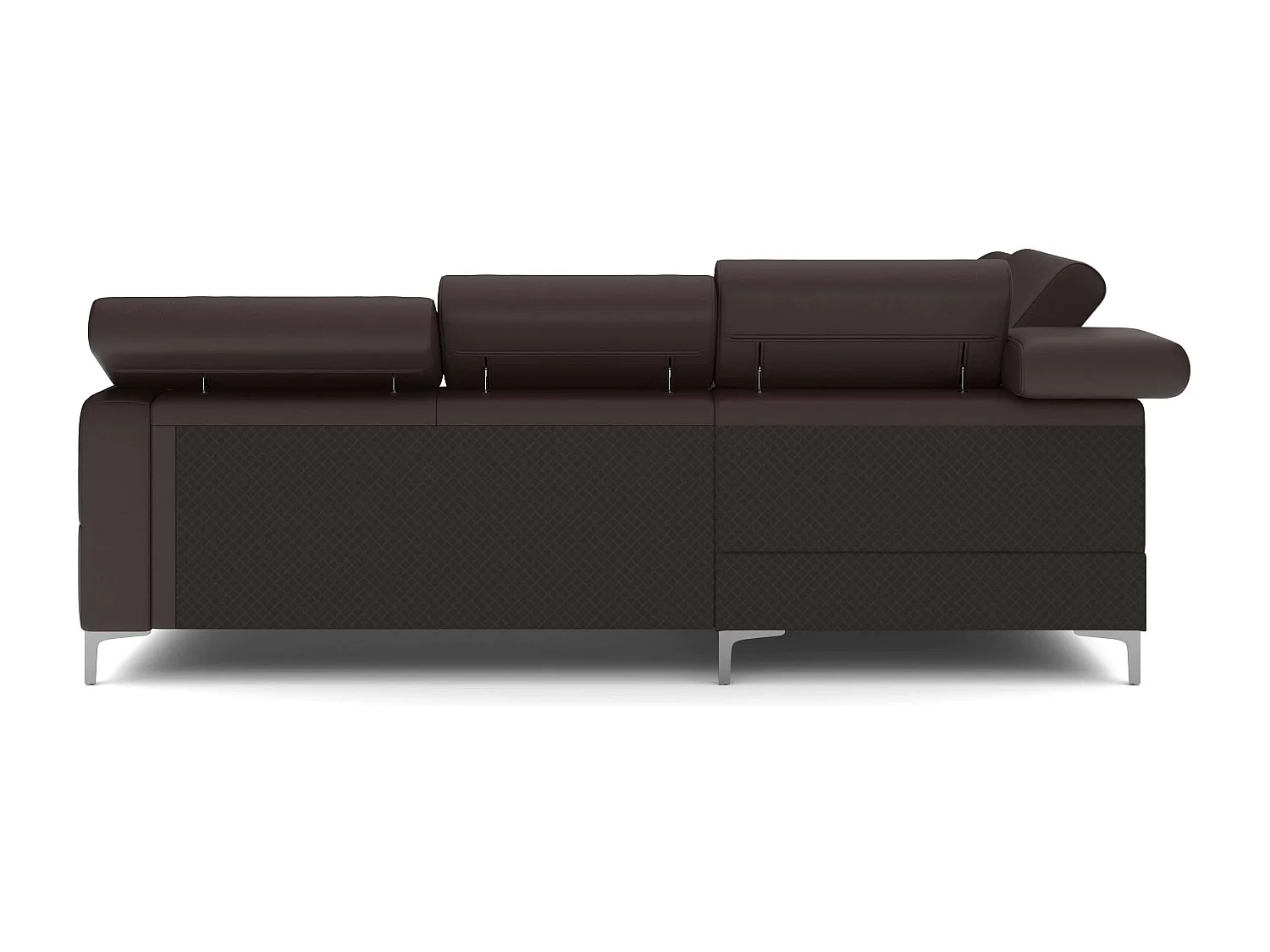 MYHOMELANDO Sammy echt leren hoekbank – L-vorm met slaapfunctie en opbergruimte