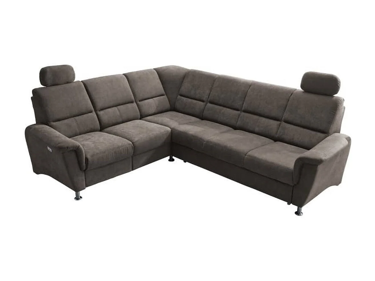 MYHOMELANDO Paris hoekbank – slaapfunctie, elektrische relaxfunctie, USB-aansluiting