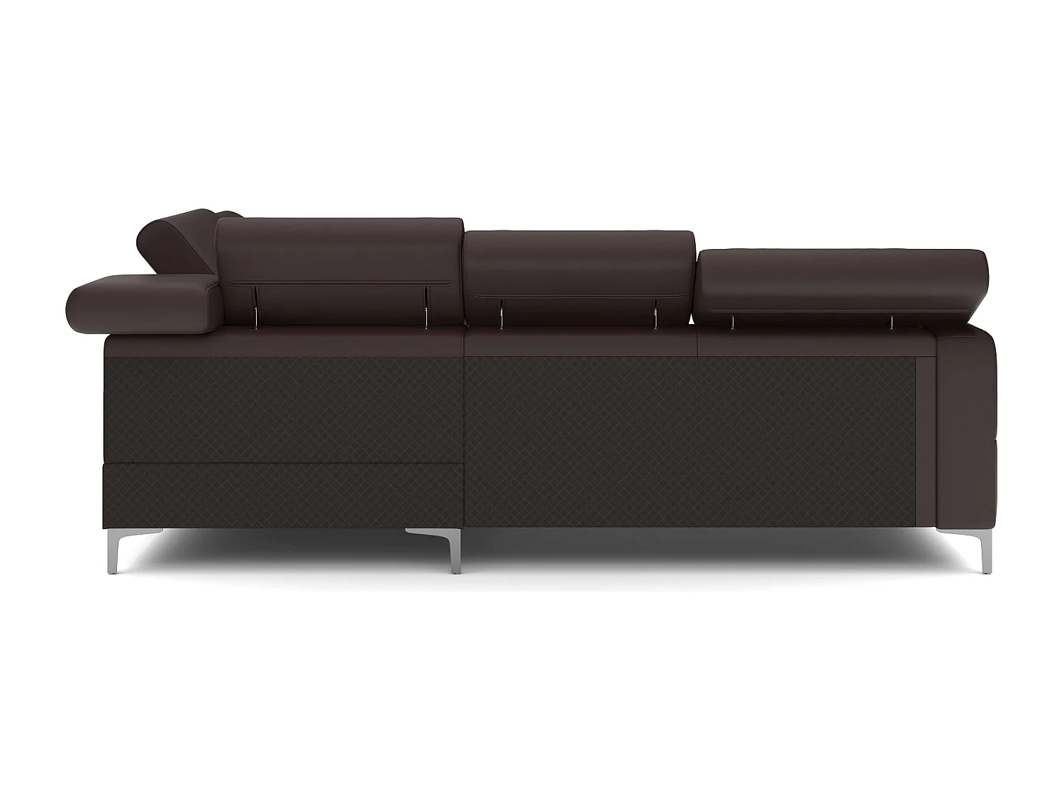 MYHOMELANDO Sammy echt leren hoekbank – L-vorm met slaapfunctie en opbergruimte