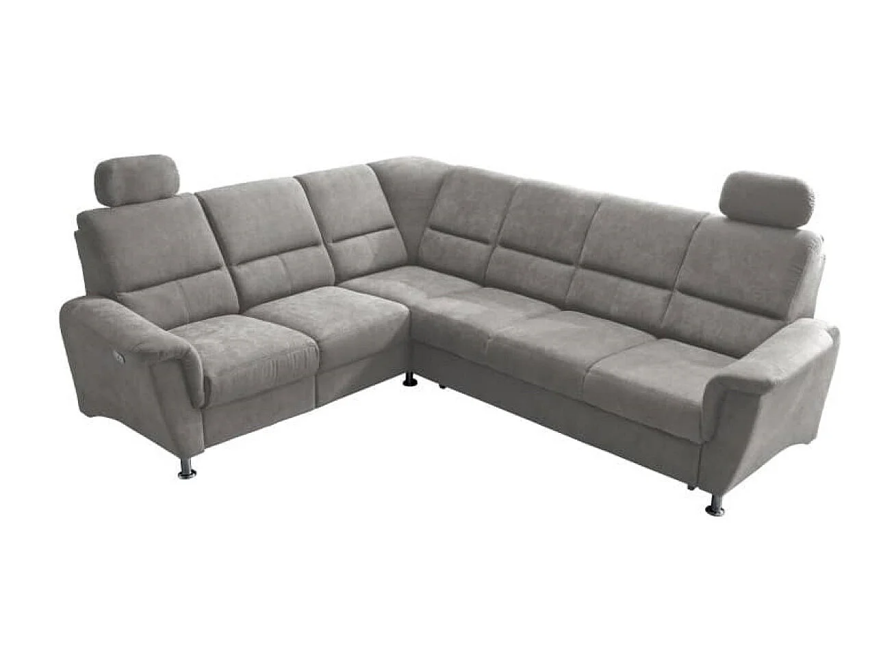 MYHOMELANDO Paris hoekbank – slaapfunctie, elektrische relaxfunctie, USB-aansluiting