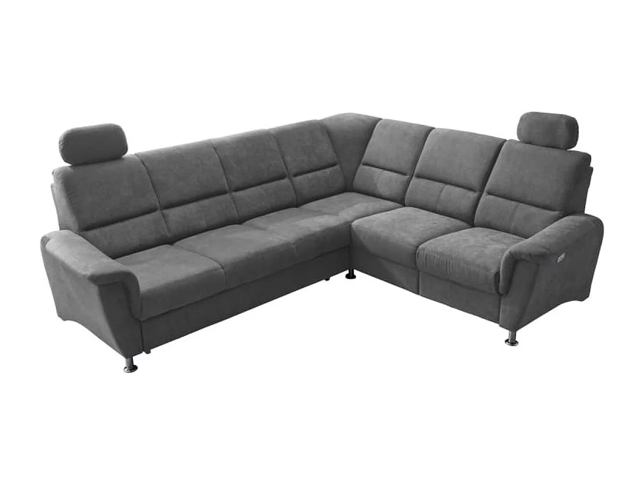 MYHOMELANDO Paris hoekbank – slaapfunctie, elektrische relaxfunctie, USB-aansluiting