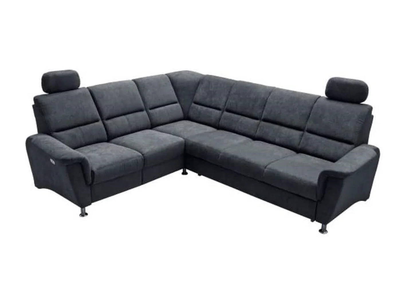 MYHOMELANDO Paris hoekbank – slaapfunctie, elektrische relaxfunctie, USB-aansluiting