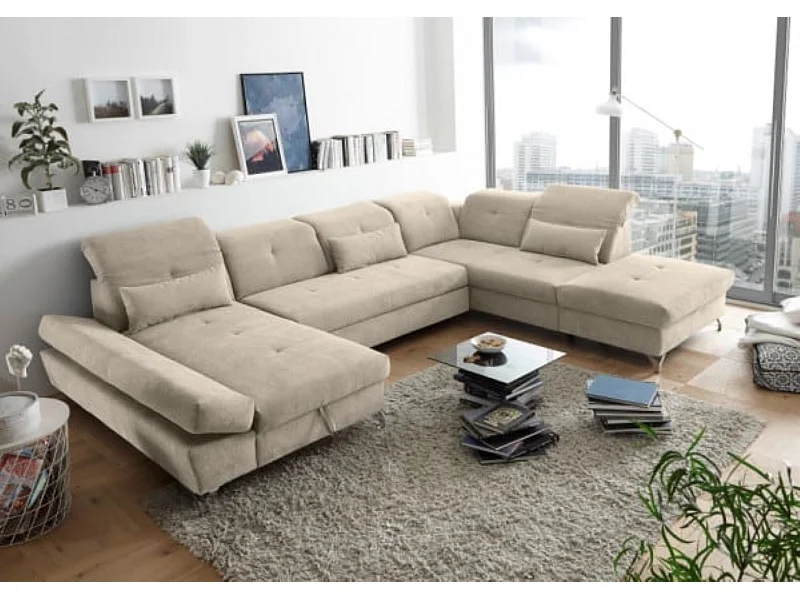 MYHOMELANDO Melfi woonlandschap – U-vorm met slaapfunctie en opbergruimte