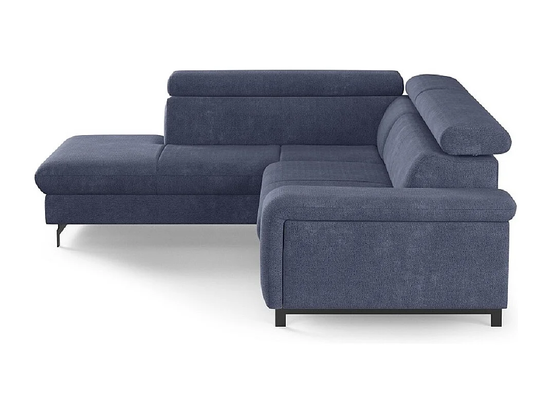 MYHOMELANDO Emma hoekbank – L-vorm met slaapfunctie en opbergruimte, verstelbare hoofdsteunen