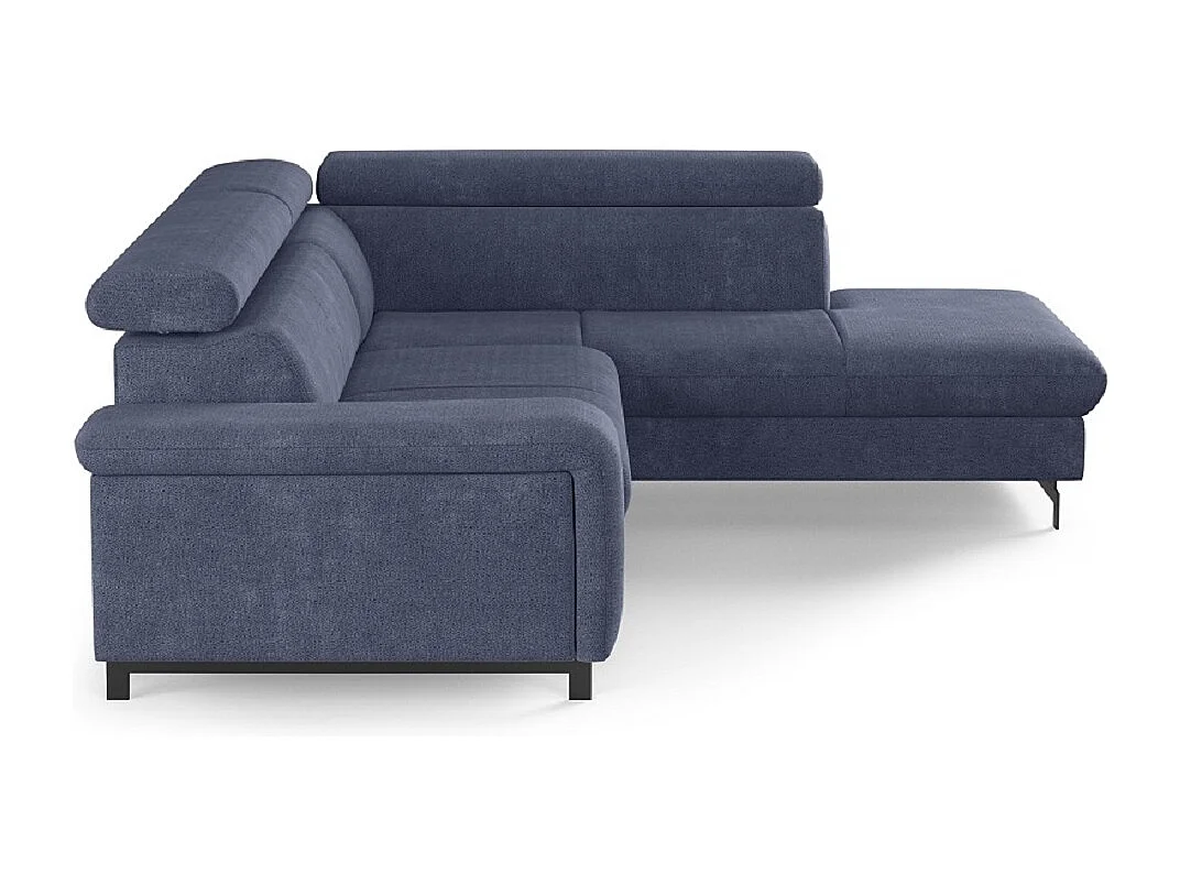 MYHOMELANDO Emma hoekbank – L-vorm met slaapfunctie en opbergruimte, verstelbare hoofdsteunen