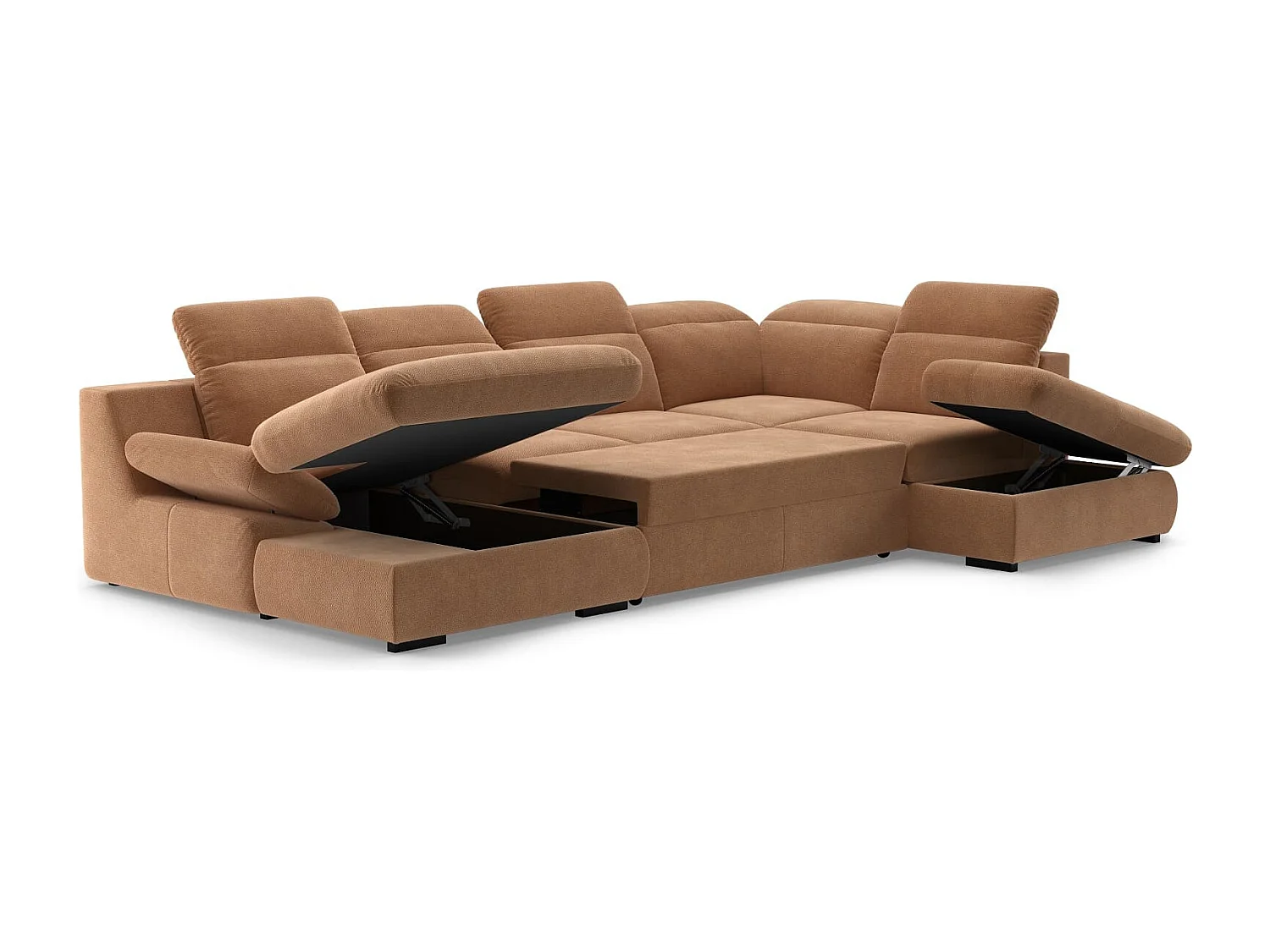 MYHOMELANDO Lorena woonlandschap – U-vorm met slaapfunctie en opbergruimte