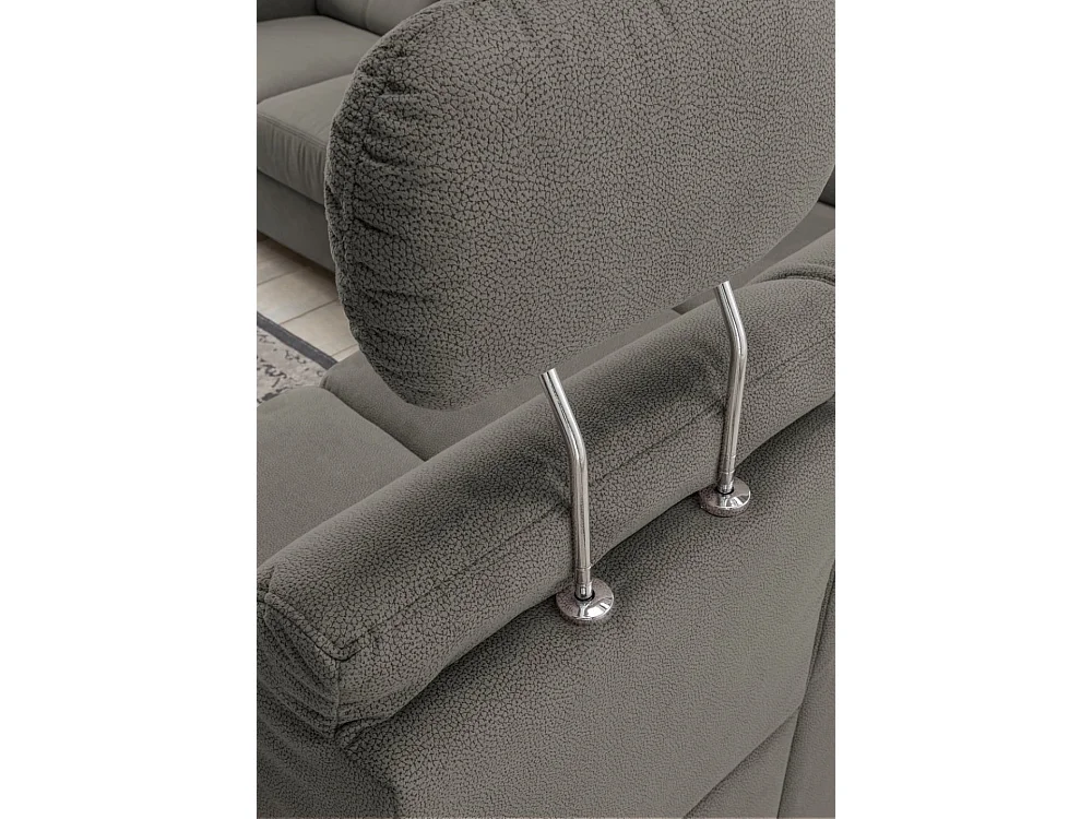 MYHOMELANDO Paris Ecksofa – Schlaffunktion, elektrische Relaxfunktion, USB-Anschluss