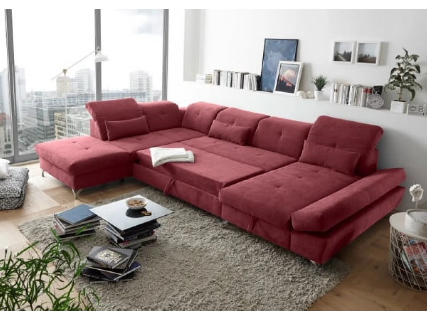 MYHOMELANDO Melfi woonlandschap – U-vorm met slaapfunctie en opbergruimte