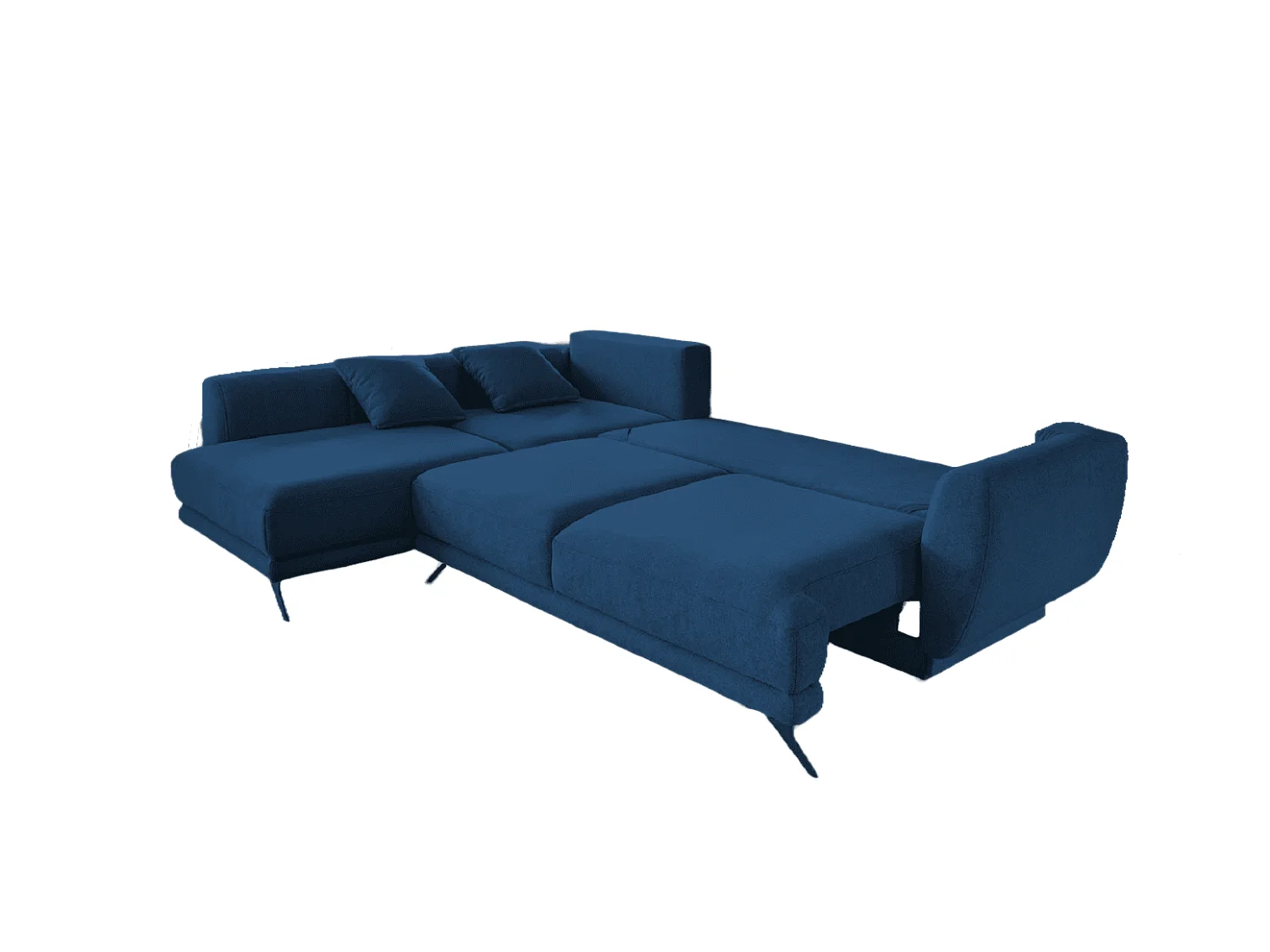 MYHOMELANDO Lagos hoekbank – L-vorm met slaapfunctie en opbergruimte