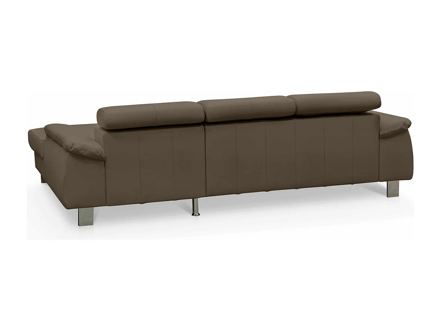 MYHOMELANDO Micky Ecksofa Echtleder – L‑Form mit Schlaffunktion und Bettkasten