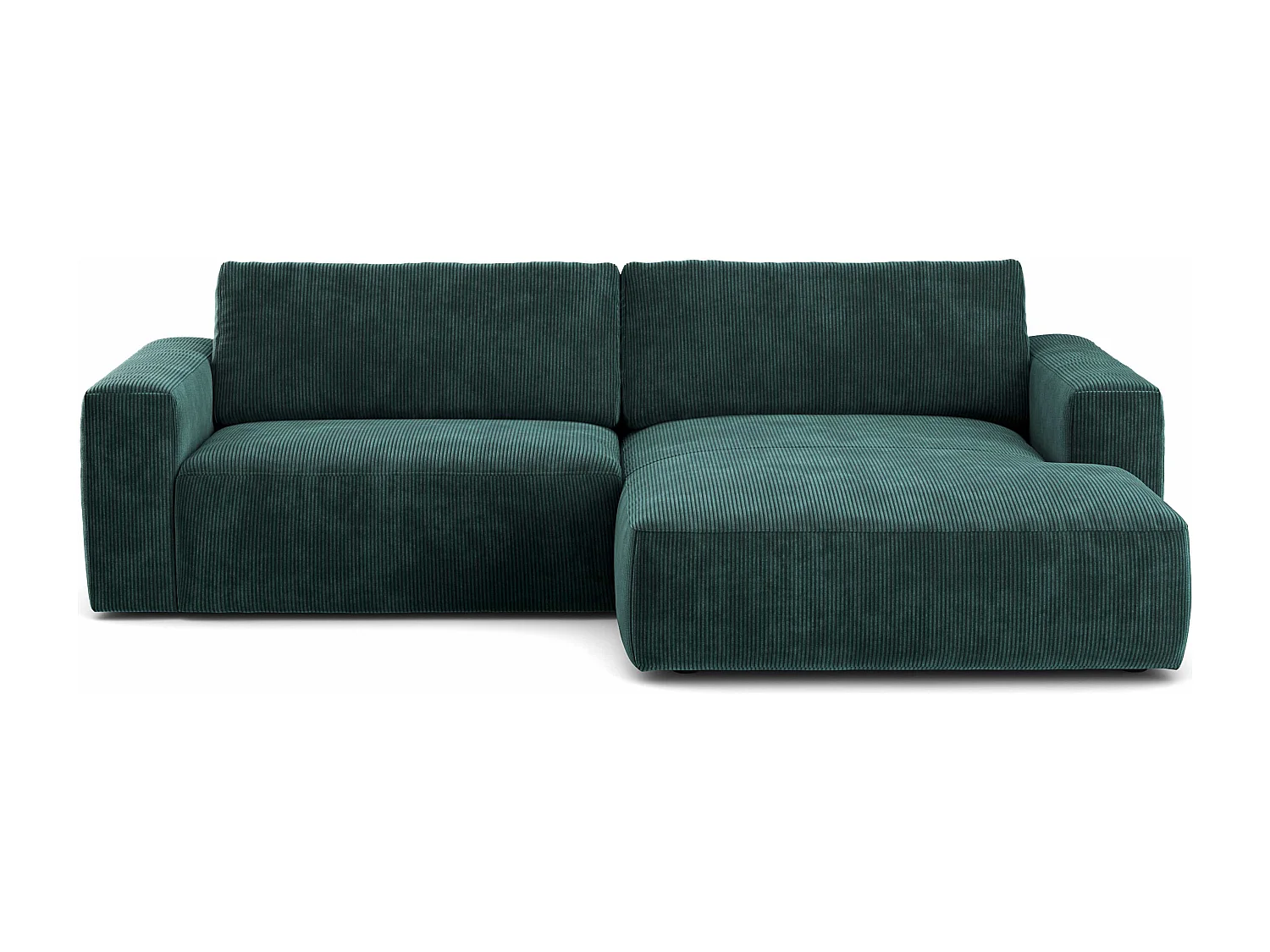 MYHOMELANDO hoekbank Lasso – L-vorm in cord, 3-zits