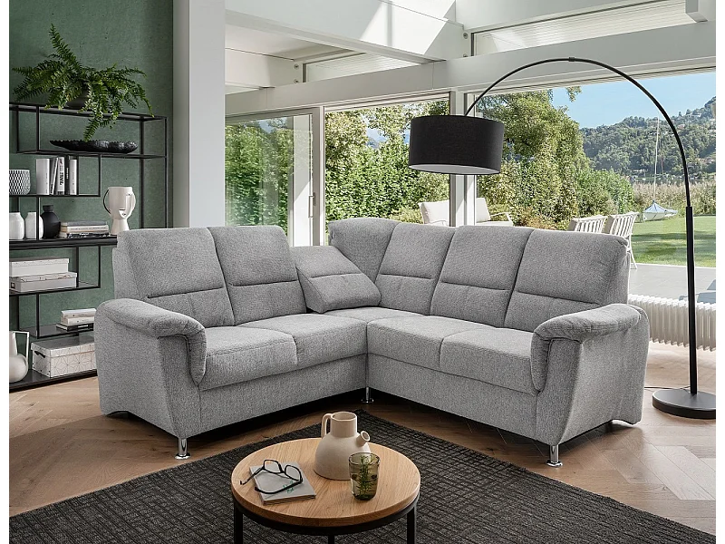 MYHOMELANDO Paris 3 Ecksofa – L-Form mit Federkern & Komfortschaum