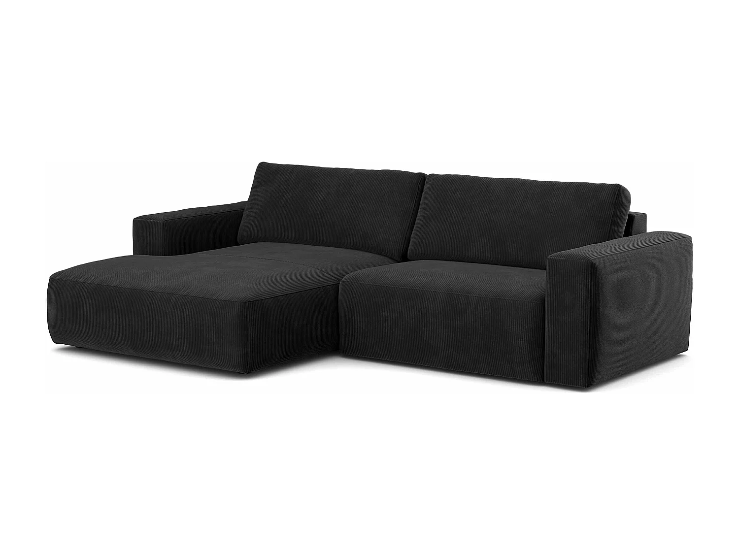 MYHOMELANDO hoekbank Lasso – L-vorm in cord, 3-zits