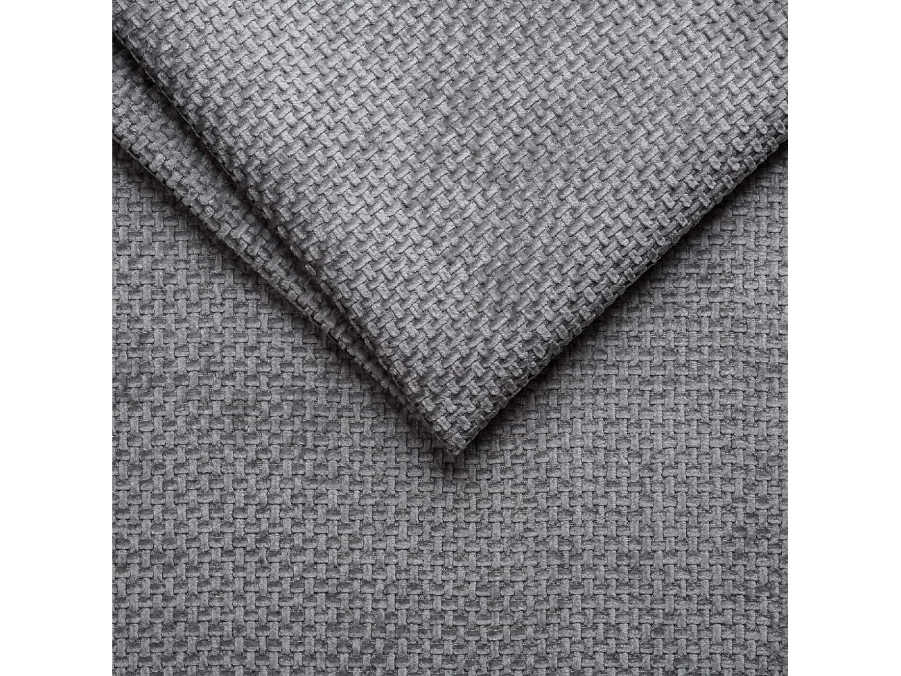 MYHOMELANDO Franklin hoekbank – L-vorm in microvezel-vlakweefsel, nosagvering en 5-voudig verstelbare hoofdsteunen